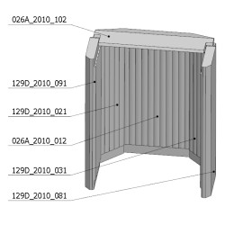 Šamotová komora komplet DOLO   